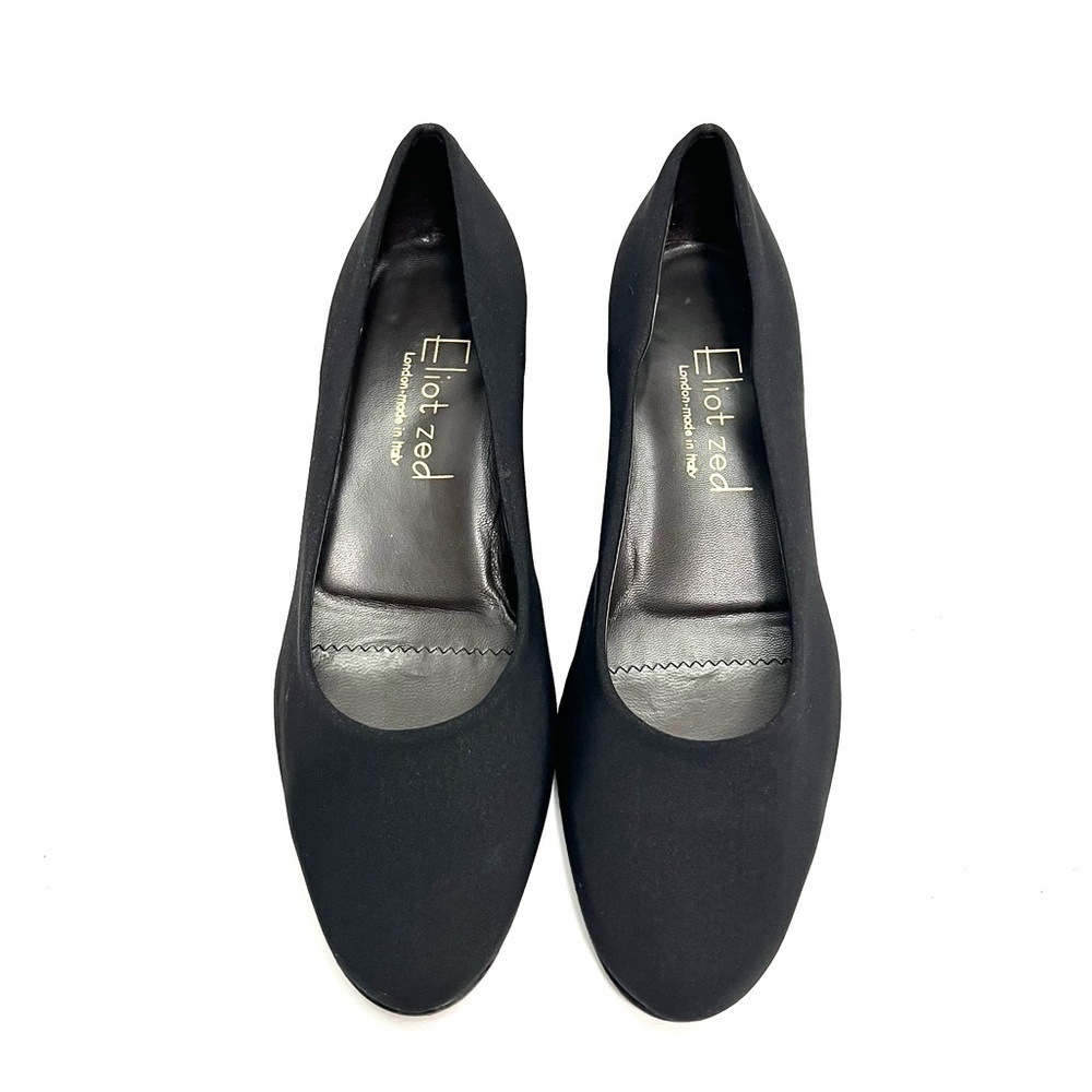 ELIOT ZED | Vintage 1990s black nylon fabric low rise workwear pumps - Picture 3 of 8